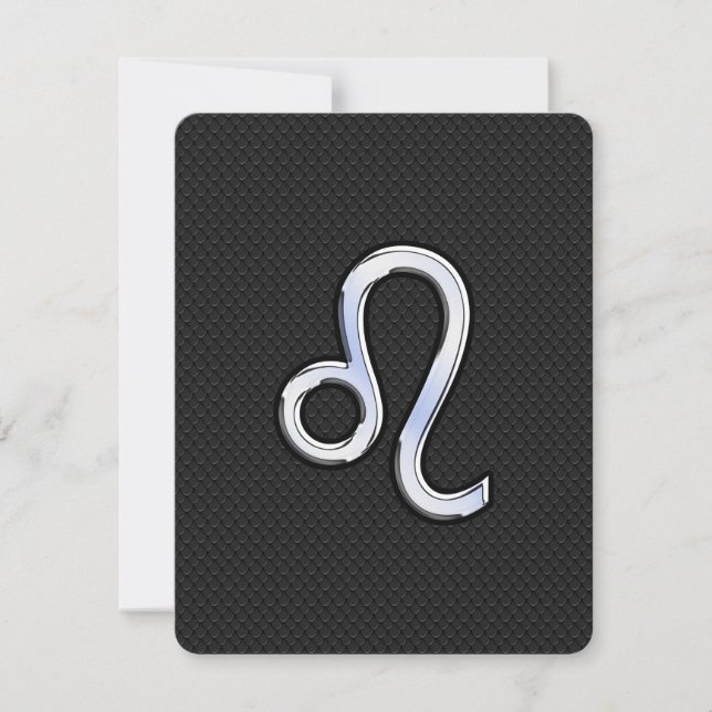 Modern Chrome som Leo Sign on snake skin (Framsida)