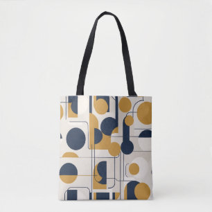 Modern Circle Harmony Tote Tygkasse