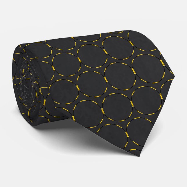 Modern Circle Neck Tie Slips (Rullad)
