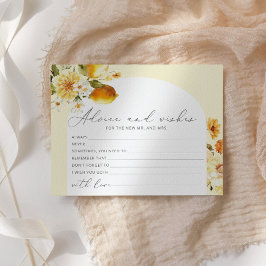 Modern citronrådgivning och önskemål möhippa