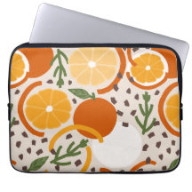 Modern Citrus Frukt Geometrisk Varm Retro