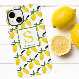 Modern Citrus Monogram Namn