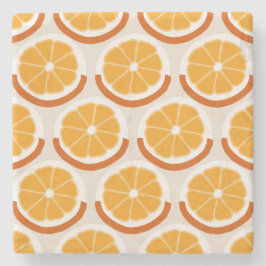 Modern Citrus Slice Retro Kitchen Stenunderlägg