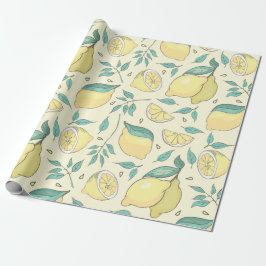 Modern Citrus SommarPersonlig, Citrus gult Presentpapper