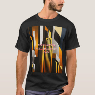 MODERN CITYSCAPE METRO ART DESIGN T SHIRT