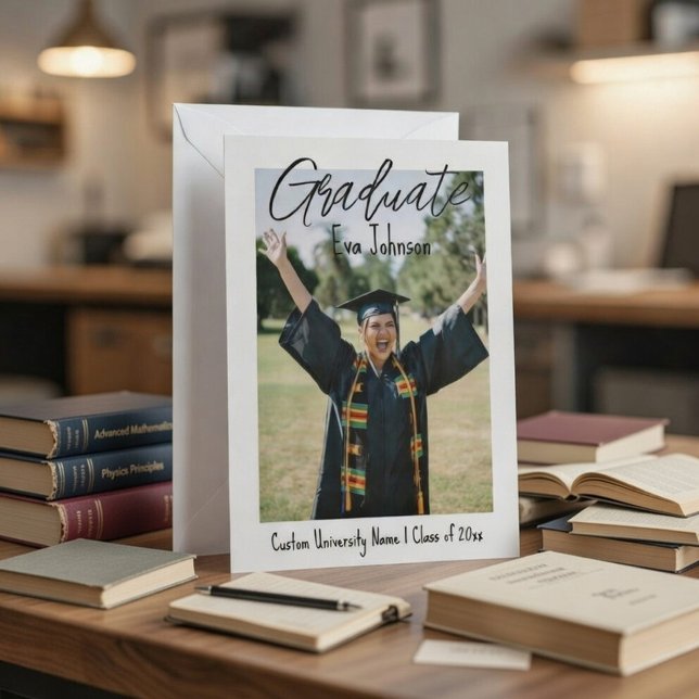 Modern Class of 2026 Graduation Announcement Meddelande (Skapare uppladdad)