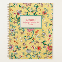 Modern Classic Gult Chinoiserie Planner