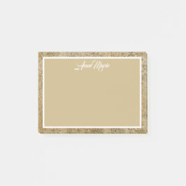 Modern Classic Tan Granite Post-it Block