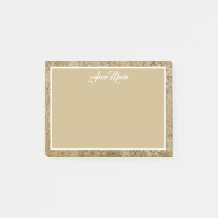 Modern Classic Tan Granite Post-it Block