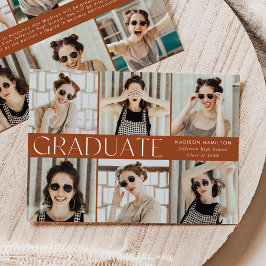 Modern Classic Terracotta 12 Photo Studenten Meddelande