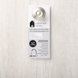 Modern Cleaning Cleaner Service Logo Gray QR Code