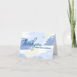 Modern Cloud Nine Bröllopsdusch Tack Kort