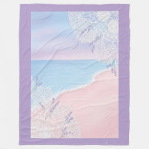 Modern Coastal Chic: Pink Sand & Lavender Dream
