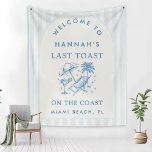 Modern cocktail fleecefilt<br><div class="desc">Kustfisket Bachelorette Modern Cocktail Fleece Blanket</div>