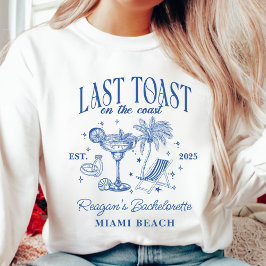 Modern Cocktail Party Blue T Shirt
