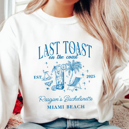 Modern Cocktail Party Blue T Shirt