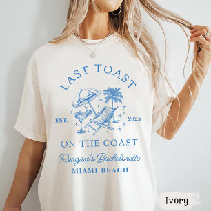 Modern Cocktail Party Blue T Shirt
