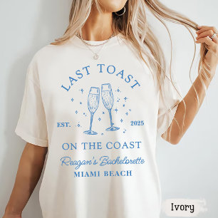 Modern Cocktail Party Blue T Shirt