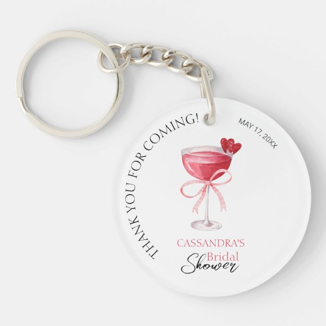Modern Cocktail Rosa Bow-Tack (Framsidan)