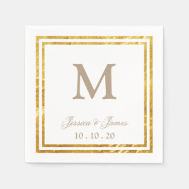 Modern cocktail-stjärtskänk i elegant bröllop pappersservett