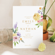 Modern Cocktails Citrus Watercolor Blommigt Paradi