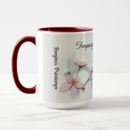 Modern Coffee Bar Deco Aesthetic Personalized Mugg