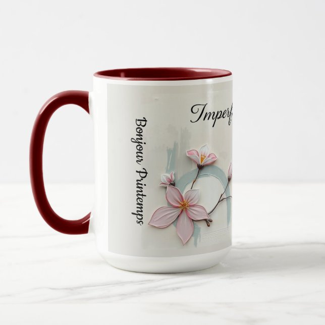 Modern Coffee Bar Deco Aesthetic Personalized Mugg (Vänster)