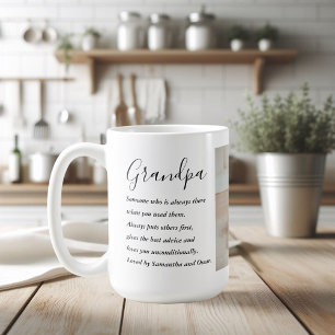 Modern Collage Best Grandpa All Beauty Gift Kaffemugg