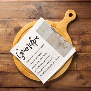 Modern Collage Best Grandpa All Beauty Gift Kökshandduk