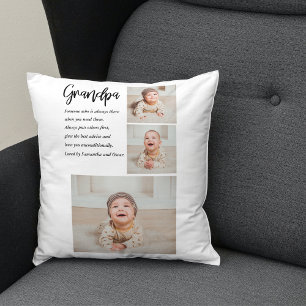 Modern Collage Best Grandpa All Beauty Gift Kudde