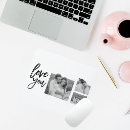 Modern Collage Copple Photo & Kärlek You Beauty Gi Musmatta