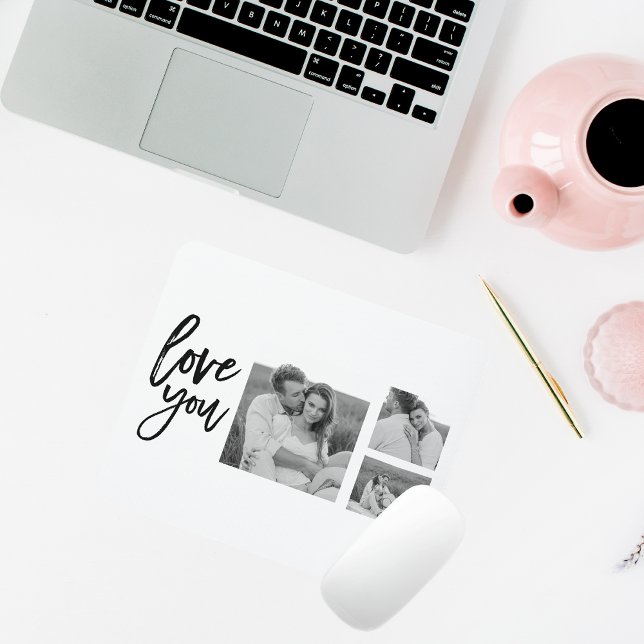 Modern Collage Copple Photo & Kärlek You Beauty Gi Musmatta (Skapare uppladdad)