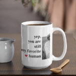 Modern Collage Couple Photo Romantic Quote Kaffemugg<br><div class="desc">Modern Collage Couple Photo Romantic Quote</div>