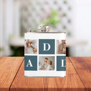 Modern Collage Far Photo & Grönt Pappa Gifts Fickplunta