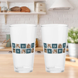 Modern Collage Far Photo & Grönt Pappa Gifts Glaskopp