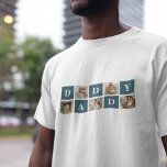 Modern Collage Far Photo & Grönt Pappa Gifts T Shirt<br><div class="desc">Ett modernt foto av far är en personlig som kombinerar foton av far eller far figur från många på ett kreativ- och snyggt-sätt. Det innebär att markera flera meningsfulla bilder och ordna dem i ett kollageformat, ofta med överlappande eller rutnätsliknande utformningar. Fotografierna kan ha olika stunder eller minnen, t.ex. familjesemester,...</div>