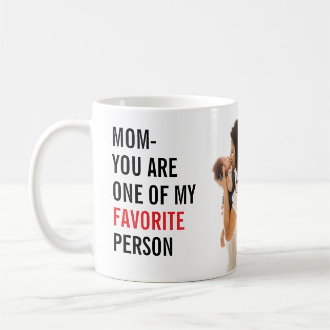 Modern Collage Foto & Glad mors dag present kaffek Kaffemugg (Vänster)