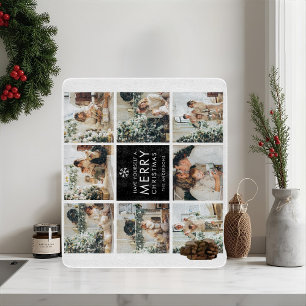 Modern collage ”God Jul” med flera foton