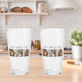 Modern Collage Photo & Best Family - någonsin bäst Glaskopp