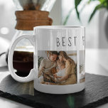 Modern Collage Photo & Best Family - någonsin bäst Kaffemugg<br><div class="desc">Vi presenterar Modern Collage Photo & Best Family All Text Gift, ett unikt och personlig sätt att fira kärlek och din familjs glädje. Den här speciella presenten kombinerar skönheten hos en anpassningsbar fotosamling med ett hjärtligt budskap för att skapa en minnesvärd keepé som kommer att uppskattas i flera år för...</div>