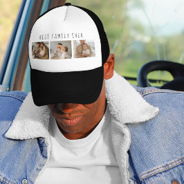 Modern Collage Photo & Best Family - någonsin bäst Keps