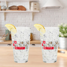 Modern Collage Photo Best Mamma någonsin Red Gifts Glaskopp