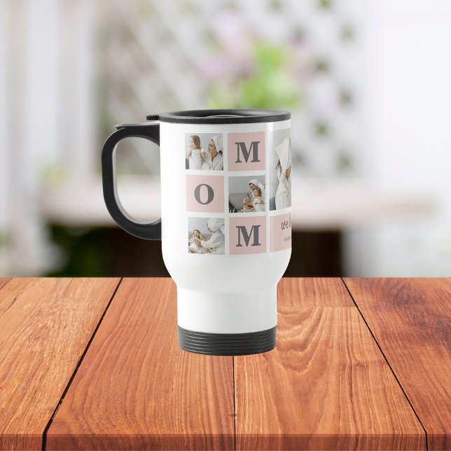 Modern Collage Photo Best Mamma Rosa Gift Resemugg (Skapare uppladdad)