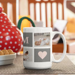 Modern Collage Photo Best Mamma Rosa & Grått Gift Kaffemugg<br><div class="desc">Det här moderna kollagefotot ram ger perfekten för ett speciellt mamma i ditt liv. Ram är designat med ett system för rosa och grått färg, ge det en snyggt och contemporary som utan tvekan kommer att komplettera alla hemskretsar. Samage ram har många-fotoplatser, vilket gör att du kan visning flera omhuldade...</div>
