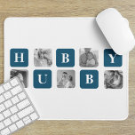 Modern Collage Photo Blue Bästa Hubby någonsin Gif<br><div class="desc">"Modern Collage Photo Blue Best Hubby All Gift" är en fotogåva av personlig som visar en samling bilder med de bästa stunderna som delas mellan dig och ditt älskade make. Den här versionen har ett blått tema, skapar det som ett tillägg till en dekoration i snyggt och contemporary.Den här presenten...</div>