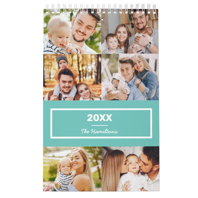 Modern Collage Photo Family 2022 Kalender (Omslag)