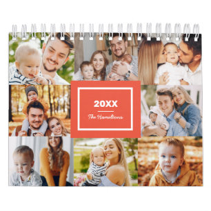 Modern Collage Photo Family 2025 Kalender