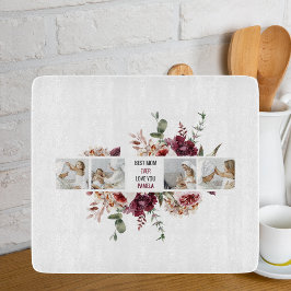 Modern Collage Photo Flowers Ram Best Mamma Gift