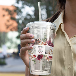 Modern Collage Photo Flowers Ram Best Mamma Gift Take Away Mugg