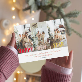 Modern Collage Photo & Gott nytt år